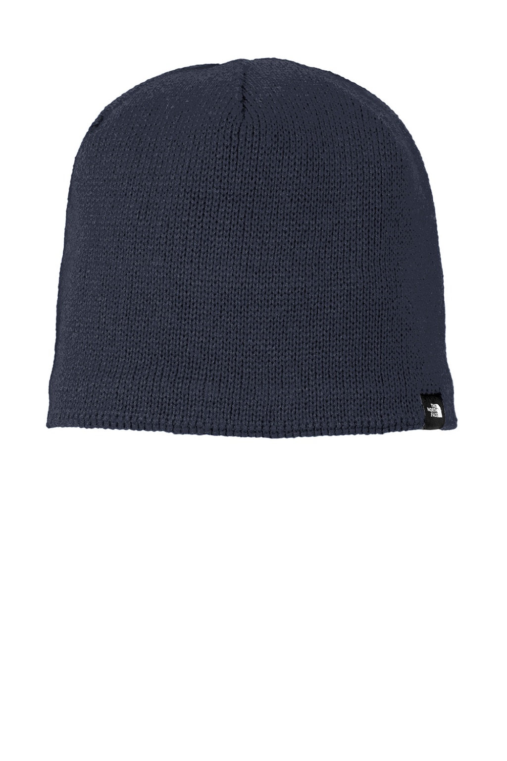 The North Face Hats NF0A4VUB Mens Mountain Beanie Urban Navy Blue Flat Front