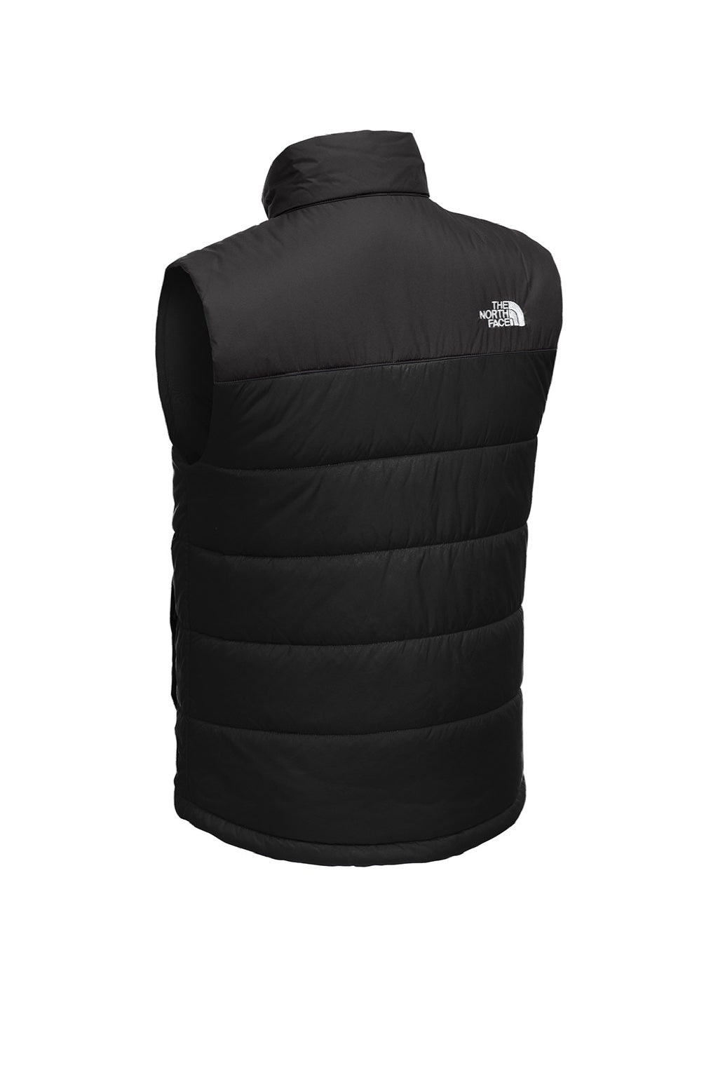The North Face NF0A529A Mens Water Resistant Everyday Insulated Full Zip Vest Black Flat Back