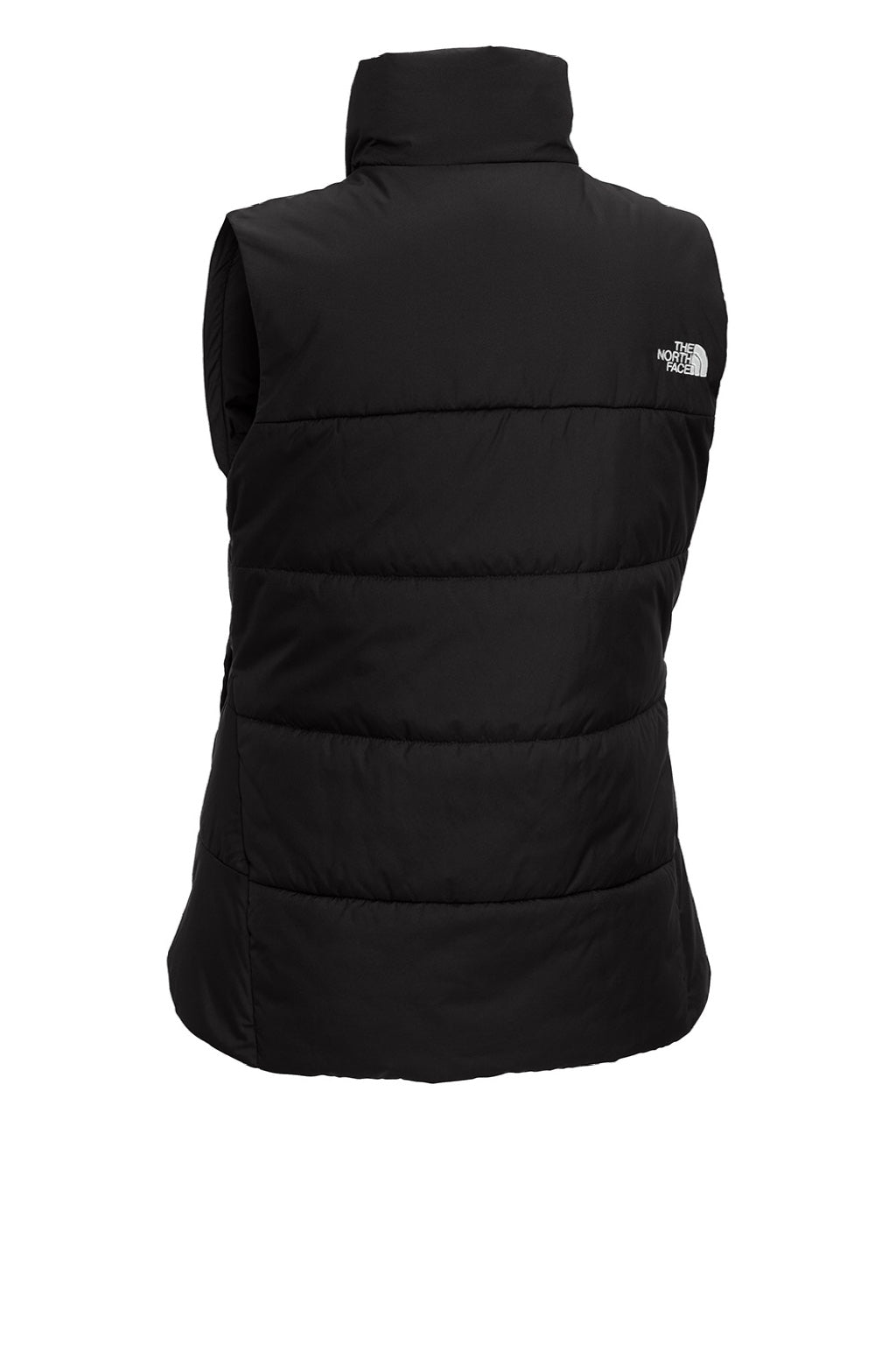The North Face NF0A529Q Womens Water Resistant Everyday Insulated Full Zip Vest Black Flat Back