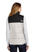 The North Face NF0A529Q Womens Water Resistant Everyday Insulated Full Zip Vest Vintage White Model Back
