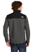 The North Face NF0A552Z Mens Castle Rock Wind & Water Resistant Full Zip Jacket Asphalt Grey Model Back