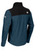 The North Face NF0A552Z Mens Castle Rock Wind & Water Resistant Full Zip Jacket Blue Wing Flat Back