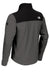 The North Face NF0A552Z Mens Castle Rock Wind & Water Resistant Full Zip Jacket Mid Grey Flat Back