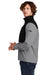 The North Face NF0A552Z Mens Castle Rock Wind & Water Resistant Full Zip Jacket Mid Grey Model Side