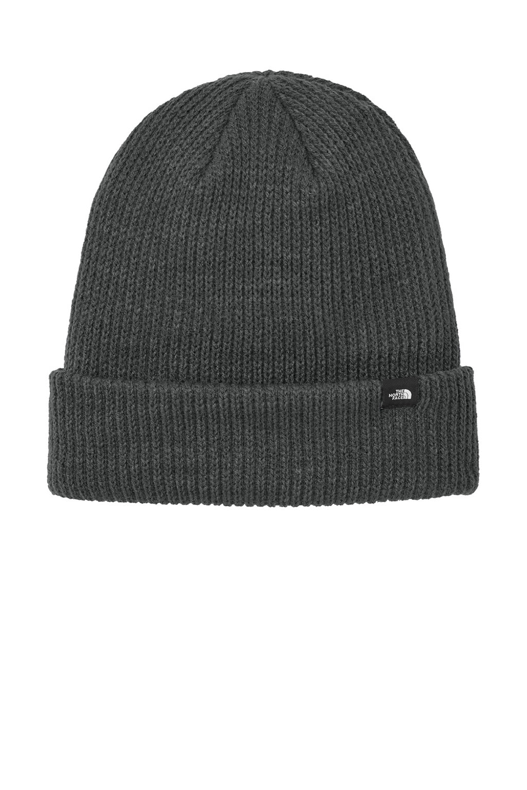 The North Face Hats NF0A5FXY Mens Truckstop Beanie Asphalt Grey Flat Front
