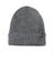 The North Face Hats NF0A7RGH Mens Circular Rib Beanie Heather Medium Grey Flat Front