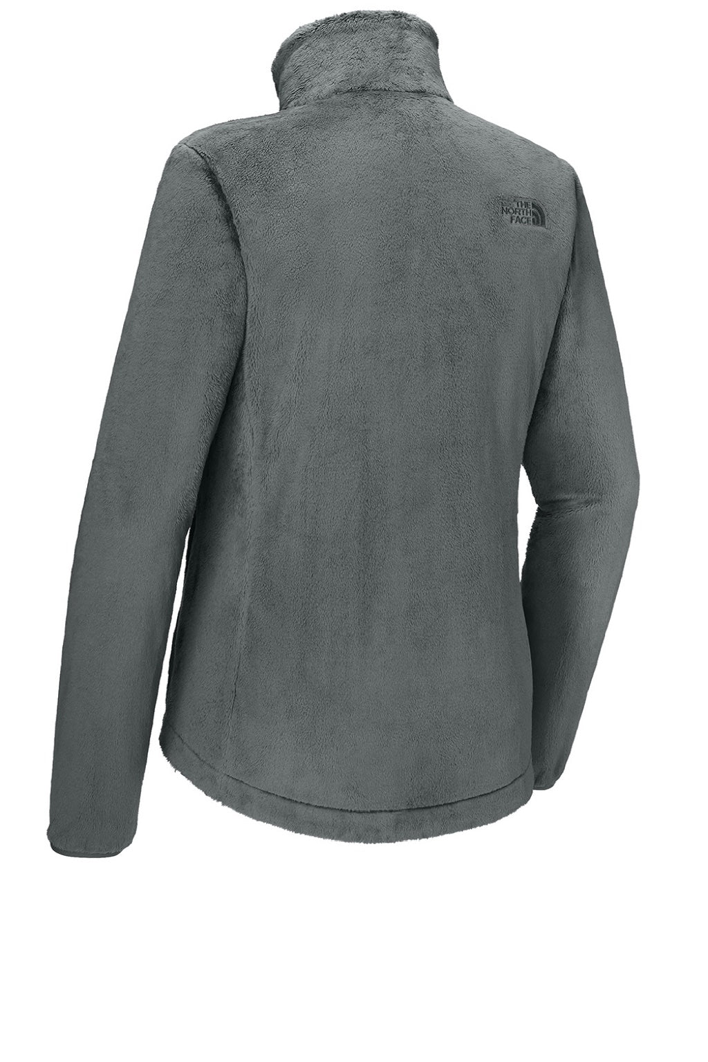 The North Face NF0A7UQJ Mens Osito Full Zip Fleece Jacket Smoked Pearl Grey Flat Back