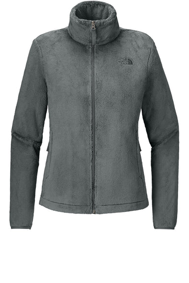 The North Face NF0A7UQJ Mens Osito Full Zip Fleece Jacket Smoked Pearl Grey Flat Front