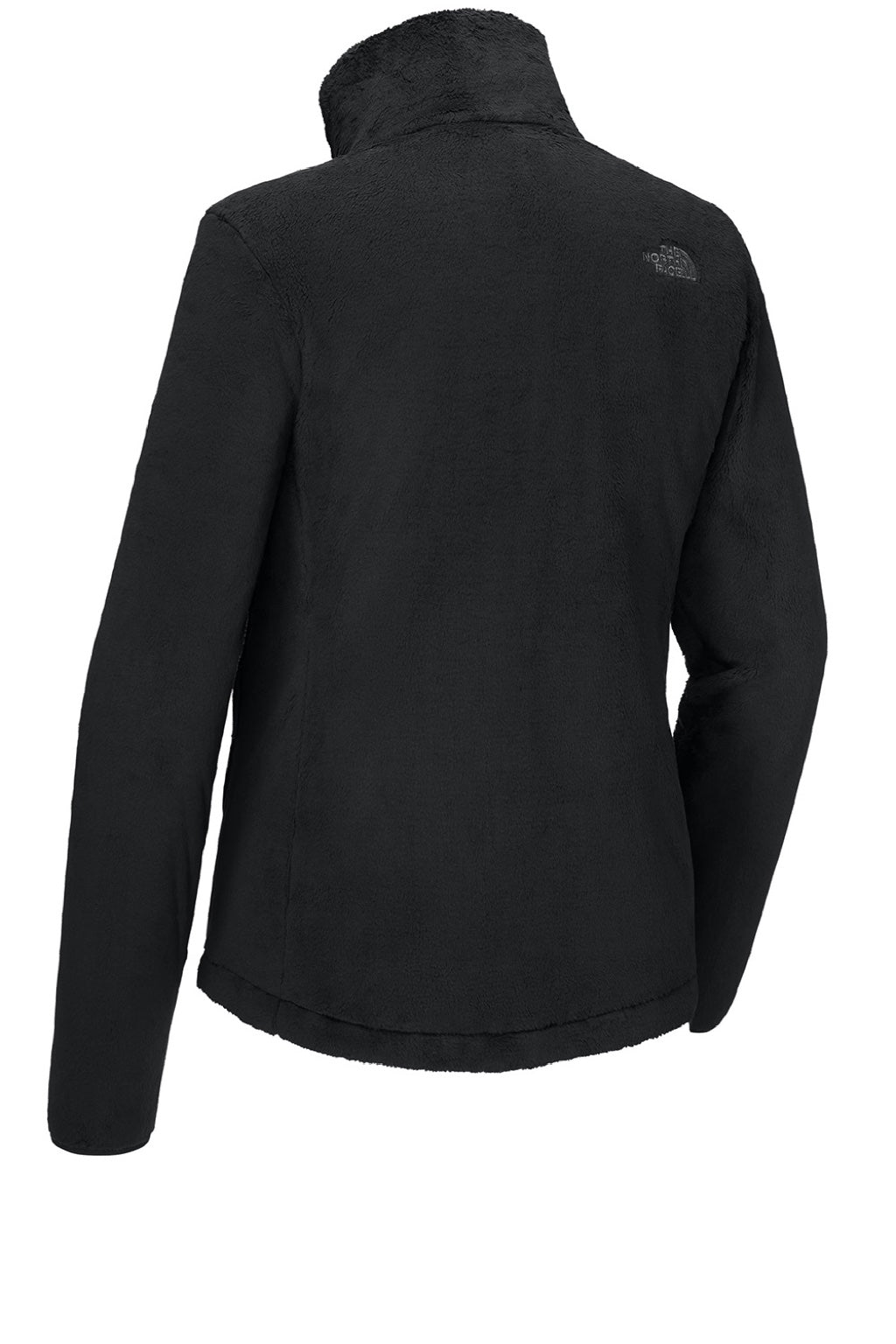 The North Face NF0A7UQJ Mens Osito Full Zip Fleece Jacket Black Flat Back