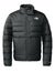 The North Face NF0A7V4F Mens Down Hybrid Water Resistant Full Zip Jacket Black Flat Front
