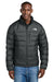 The North Face NF0A7V4F Mens Down Hybrid Water Resistant Full Zip Jacket Black Model Front
