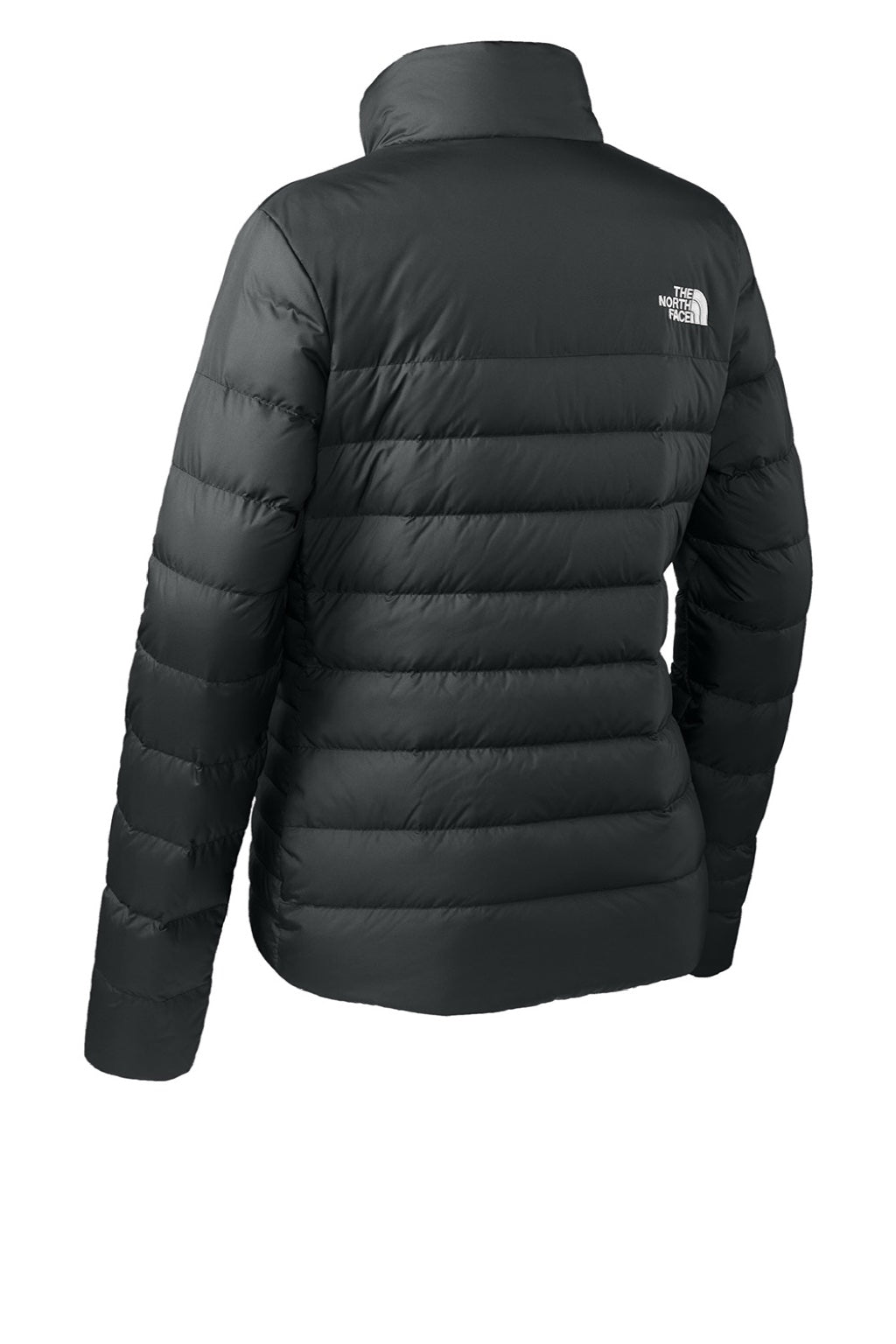 The North Face NF0A7V4G Womens Down Hybrid Water Resistant Full Zip Jacket Black Flat Back