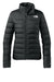 The North Face NF0A7V4G Womens Down Hybrid Water Resistant Full Zip Jacket Black Flat Front