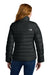 The North Face NF0A7V4G Womens Down Hybrid Water Resistant Full Zip Jacket Black Model Back