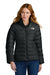 The North Face NF0A7V4G Womens Down Hybrid Water Resistant Full Zip Jacket Black Model Front