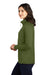 The North Face NF0A7V62 Womens Skyline Full Zip Fleece Jacket Heather Clover Green Model Side