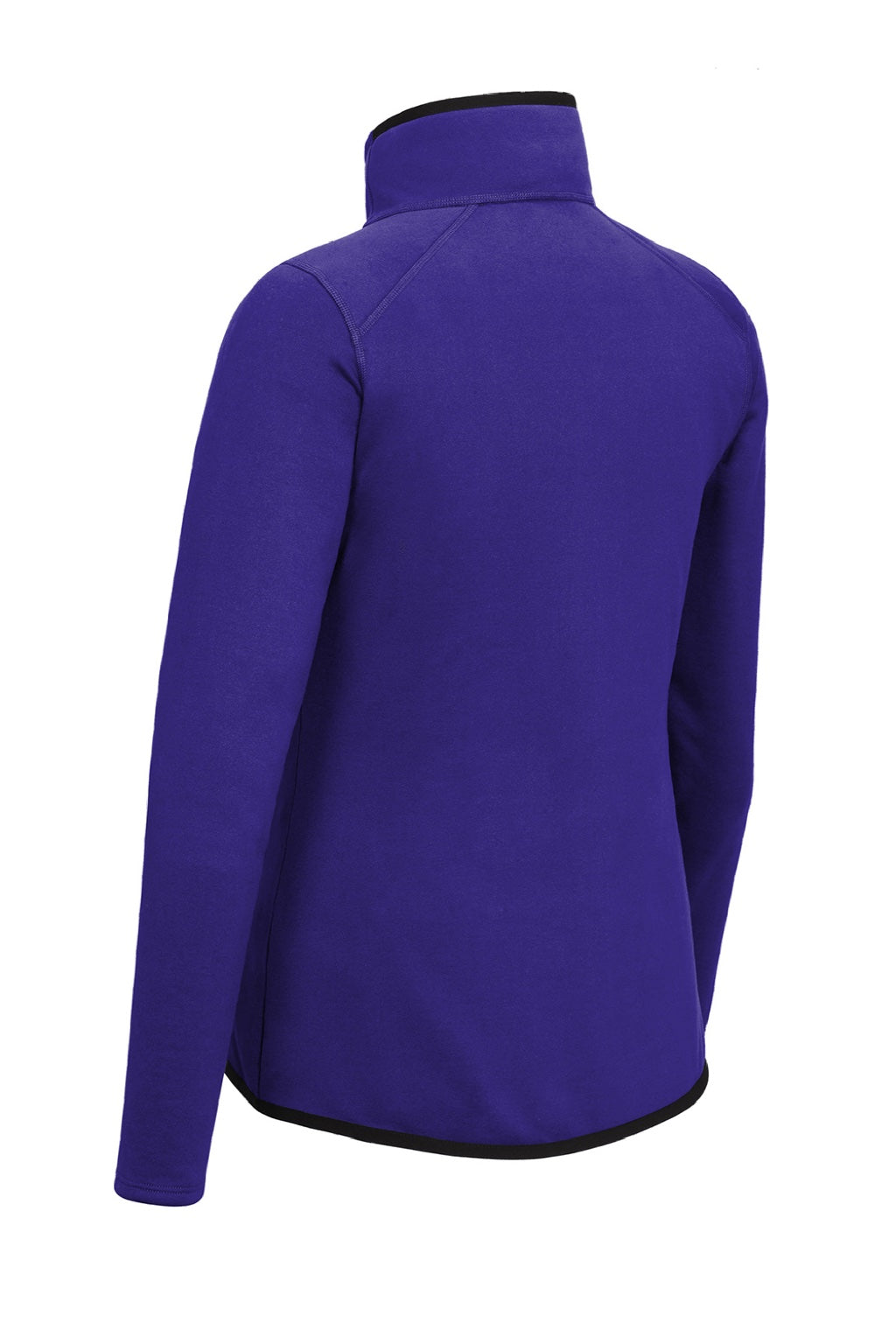 The North Face NF0A7V62 Womens Skyline Full Zip Fleece Jacket Lapis Blue Flat Back