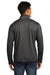 The North Face NF0A7V63 Mens Skyline 1/4 Zip Fleece Jacket Heather Dark Grey Model Back