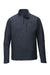 The North Face NF0A7V63 Mens Skyline 1/4 Zip Fleece Jacket Heather Urban Navy Blue Flat Front