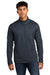 The North Face NF0A7V63 Mens Skyline 1/4 Zip Fleece Jacket Heather Urban Navy Blue Model Front