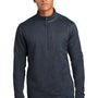 The North Face Mens Skyline 1/4 Zip Fleece Jacket - Heather Urban Navy Blue