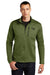 The North Face NF0A7V64 Mens Skyline Full Zip Fleece Jacket Heather Clover Green Model Front