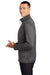 The North Face NF0A7V64 Mens Skyline Full Zip Fleece Jacket Heather Dark Grey Model Side