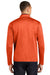 The North Face NF0A7V64 Mens Skyline Full Zip Fleece Jacket Heather Zion Orange/Urban Navy Blue Model Back