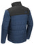 The North Face NF0A7V6J Mens Everyday Water Resistant Insulated Full Zip Jacket Shady Blue Flat Back