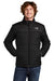 The North Face NF0A7V6J Mens Everyday Water Resistant Insulated Full Zip Jacket Black Model Front
