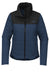 The North Face NF0A7V6K Womens Everyday Water Resistant Insulated Full Zip Jacket Shady Blue Flat Front