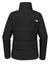 The North Face NF0A7V6K Womens Everyday Water Resistant Insulated Full Zip Jacket Black Flat Back