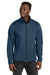 The North Face NF0A88D5 Mens Ridgewall Wind & Water Resistant Soft Shell Full Zip Jacket Shady Blue Model Front