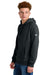 The North Face NF0A8AU0 Mens Hooded Sweatshirt Hoodie w/ Pouch Pocket Heather Black Model Side