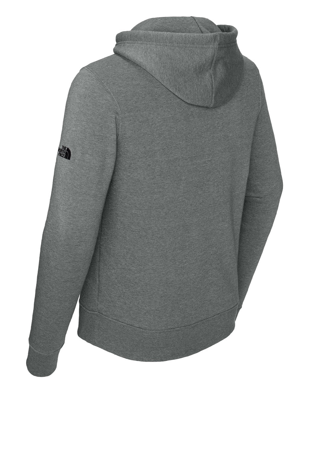 The North Face NF0A8AU0 Mens Hooded Sweatshirt Hoodie w/ Pouch Pocket Heather Medium Grey Flat Back