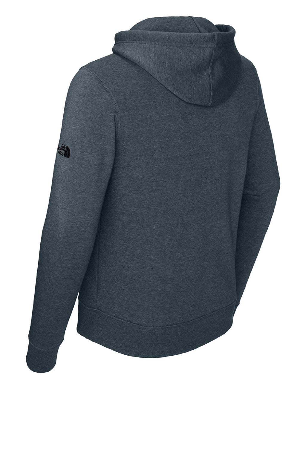 The North Face NF0A8AU0 Mens Hooded Sweatshirt Hoodie w/ Pouch Pocket Heather Urban Navy Blue Flat Back