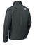The North Face NF0A8BUD Mens Barr Lake Water Resistant Soft Shell Full Zip Jacket Heahter Dark Asphalt Grey Flat Back