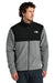 The North Face NF0A8BUQ Mens Highest Peak Fleece Full Zip Jacket Heather Medium Grey/Black Model Front