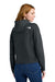 The North Face NF0A8BUT Womens Double Knit Full Zip Hooded Sweatshirt Hoodie w/ Pockets Asphalt Grey Model Back