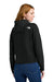 The North Face NF0A8BUT Womens Double Knit Full Zip Hooded Sweatshirt Hoodie w/ Pockets Black Model Back