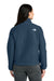 The North Face NF0A8C5C Womens Barr Lake Soft Shell Full Zip Jacket Heather Dark Shady Blue Model Back