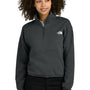 The North Face Womens Double Knit 1/4 Zip Fleece Jacket - Asphalt Grey