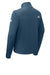 The North Face NF0A8ENJ Mens Aim Fleece 1/4 Zip Sweatshirt Shady Blue Flat Back