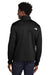 The North Face NF0A8ENJ Mens Aim Fleece 1/4 Zip Sweatshirt Black Model Back