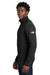 The North Face NF0A8ENJ Mens Aim Fleece 1/4 Zip Sweatshirt Black Model Side