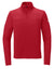 The North Face NF0A8ENJ Mens Aim Fleece 1/4 Zip Sweatshirt Red Flat Front