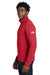 The North Face NF0A8ENJ Mens Aim Fleece 1/4 Zip Sweatshirt Red Model Side