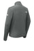 The North Face NF0A8ENK Mens Aim Fleece Full Zip Jacket Smoked Pearl Grey Flat Back