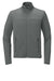 The North Face NF0A8ENK Mens Aim Fleece Full Zip Jacket Smoked Pearl Grey Flat Front