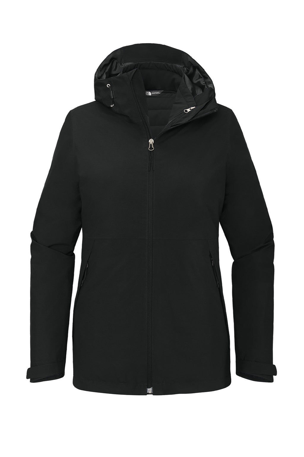 The North Face NF0A8FQG Womens Castle Valley Triclimate Full Zip 3 in 1 Jacket Black Flat Front